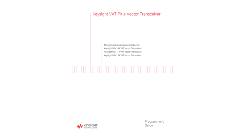 M9410A/11A/15A VXT Vector Transceiver Programmer's Guide